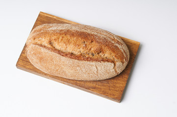 Rye bread isolated