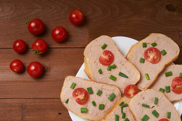 sandwiches with pate