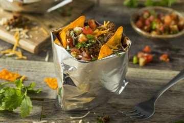 Homemade Beef Taco in a Bag