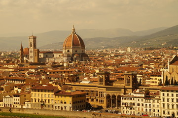 Fototapeta na wymiar Annsichten von Florenz / Italien