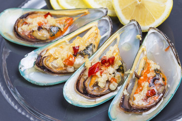 mussel barbecue