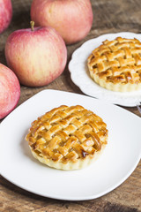 Homemade Organic Apple Pie Dessert Ready to Eat