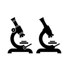 Microscope vector pictogram