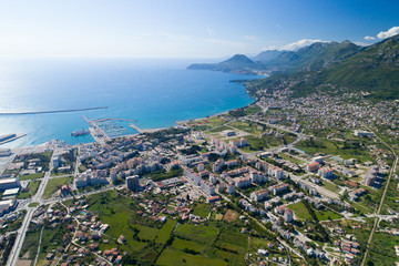 Aerial view of the city Bar