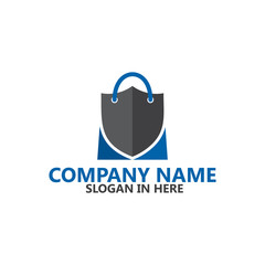 Shield Shop Logo Template Design