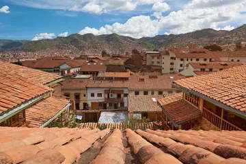 Foto op Canvas Cityscape of cusco city © PixieMe