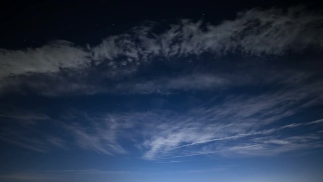 Stars Above City Lights 04 Time Lapse Clouds 