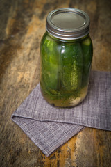 Half Sour Cucumber Pickles