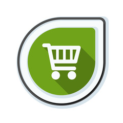 Shopping cart button illustration