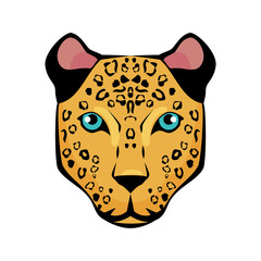 jaguar tropical bird icon vector illustration design