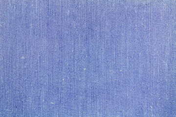 Blue textile texture with scuffs closeup. Abstract background