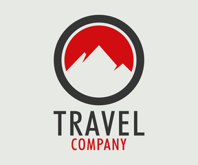 Travel, tourism, holidays and pleasure logo vector design eps 10