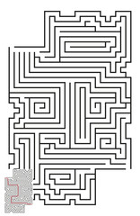 Vector Maze with Answer 62