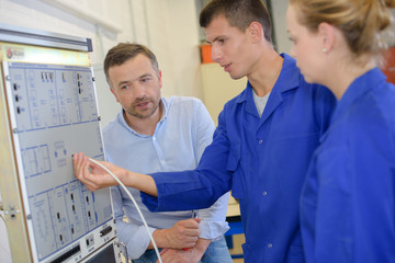 inserting the wire