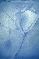Cracked ice background