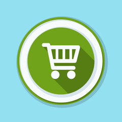 Shopping cart button illustration