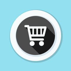 Shopping cart button illustration