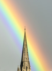 Rainbow spire