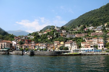 Fototapeta na wymiar Argegno at Lake Como, Lombardy Italy