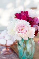 fresh peonies