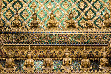 Demon guardians at the Grand Palace, Bangkok