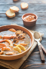Bowl of Bouillabaisse