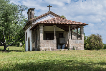 Capel of Santa Cruz (1639) in Castle of Guimaraes, Portugal.