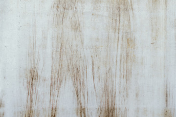 Detail of the old painted metal surface with clear structure, closeup