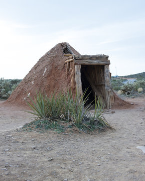 Navajo sweat lodge to clean the mind and spirit