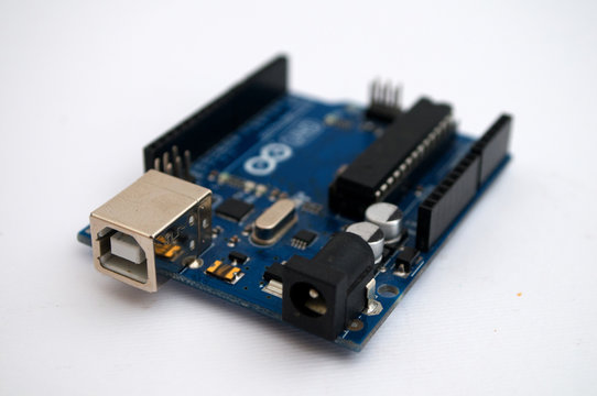Arduino on a white background