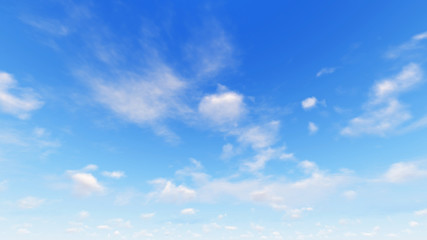 Fototapeta premium Cloudy blue sky abstract background, blue sky background with tiny clouds