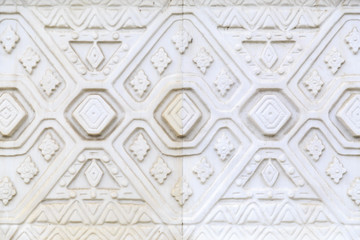 Marble carving texture background with geometric shapes