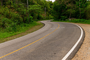 Serpentine road