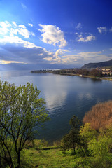 Coastal view of Ohrid, Macedonia