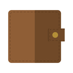 wallet icon over white background. vector illustration