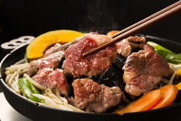 ジンギスカン　 Japanese Style Mongolian Mutton Barbecue