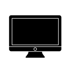 computer icon over white background. vector illustration
