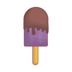 ice cream icon over white background. vector illustration