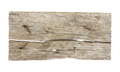 wooden planks isolated on white background