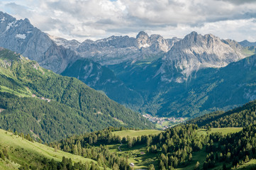 Fototapeta na wymiar Beautiful mountains at Dolomites, Italy.