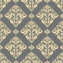 Obraz premium Seamless classic golden pattern. Traditional orient ornament