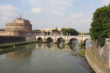 Castel Sant'Angelo - Tiber - Italy