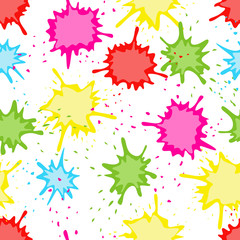 Spray paint watercolor seamless pattern.