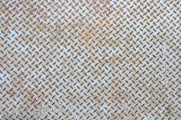 rusty checker plate texture background