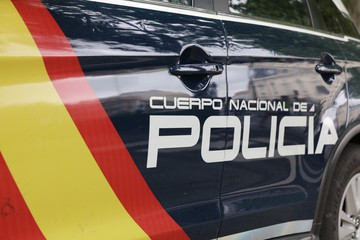 Polizei in Madrid