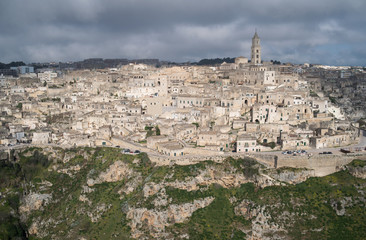 Fototapeta na wymiar Matera, Italy. Panoramic view