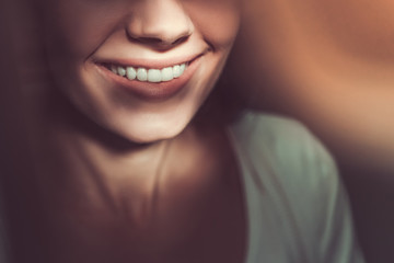 Woman at the dentist