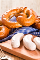 Bavarian pretzels. 