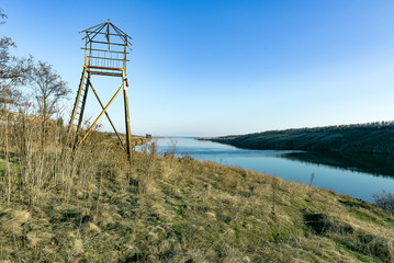 Lookout tower on the island of Khortytsya 