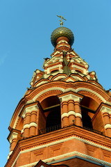 Fototapeta na wymiar Bell tower of the Church of presentation.